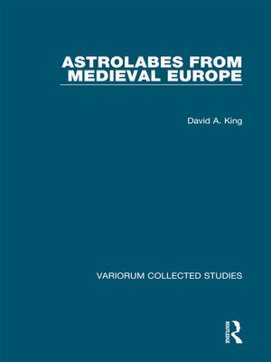 cover image of Astrolabes from Medieval Europe